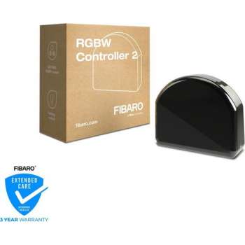 FIBARO RGBW Controller 2 - LED Strip Controller -  Werkt met FIBARO Home Centers, Homey en andere Z-Wave Controllers