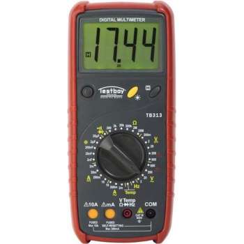 Testboy Digitale multimeter TB 313, meetbereikbeveiliging, 28 mm LCD-display