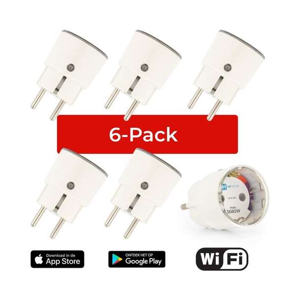 Hihome Smart WiFi Plug WPP-16S 6-pack