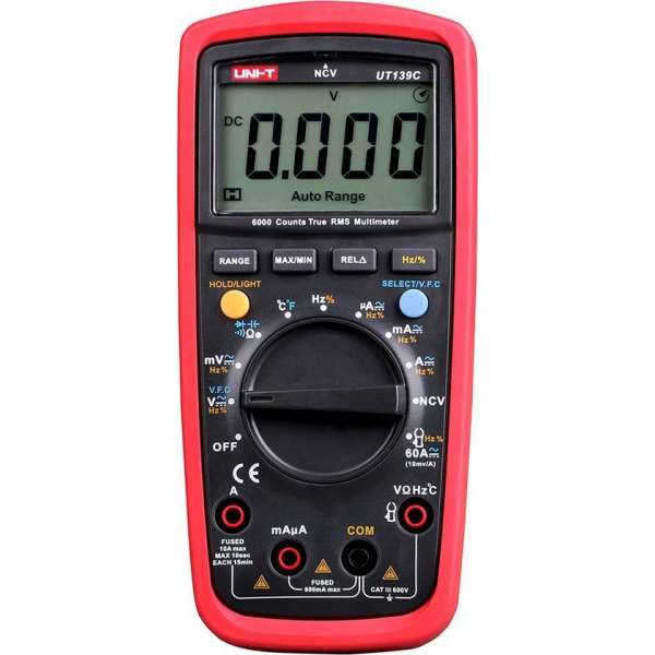 Multimeter UNI-T UT139C - True RMS en temperatuurmeting