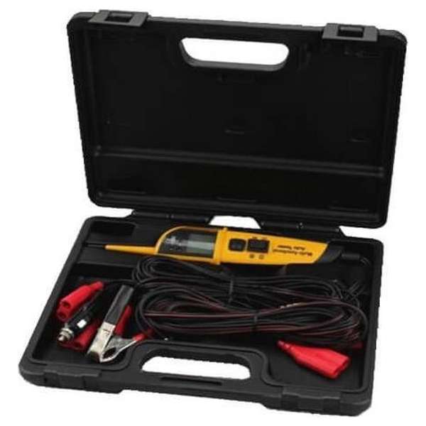 Weber Tools - Professionele multifunctionele auto circuit tester LCD 12v-24v