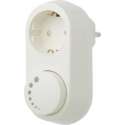 EcoDim - LED Stekkerdimmer - Smart WiFi - ECO-DIM.06 - Fase Afsnijding RC - ZigBee - Opbouw - Enkel Knop - 0-100W - Wit - BSE