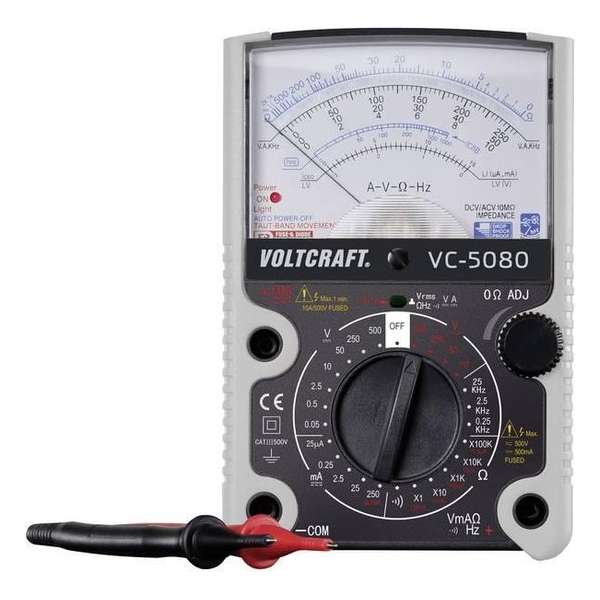 VOLTCRAFT VC-5080 Multimeter Analoog CAT III 500 V