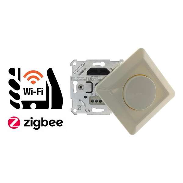 Zigbee Wifi Led Dimmer 5-250 Watt, Werkt via Zigbee / Google Assistant / Amazon Alexa / Ynoa App / Hue