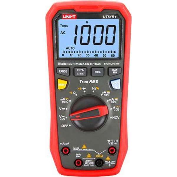 UNI-T UT61B+ 1000V True RMS Digital Multimeter