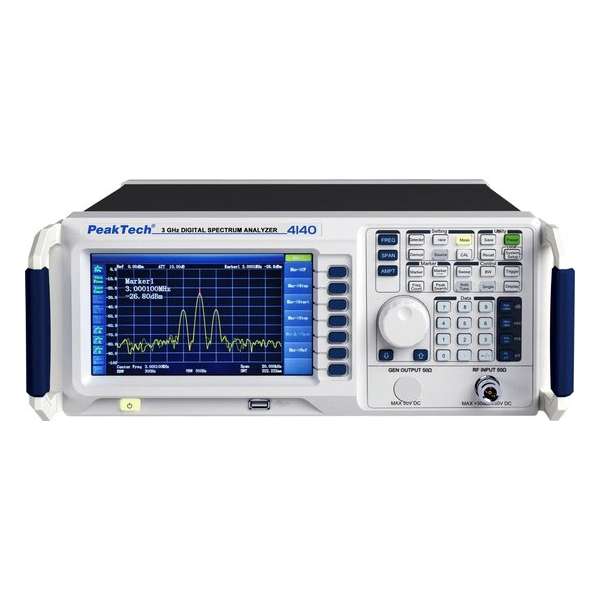 PeakTech 4140-1 Digital Spectrum Analyzer 9 kHz ~ 3,0 GHz