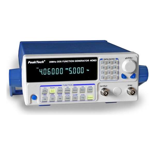 PeakTech 4060 MV DDS-functiegenerator 10 µHz - 20 MHz