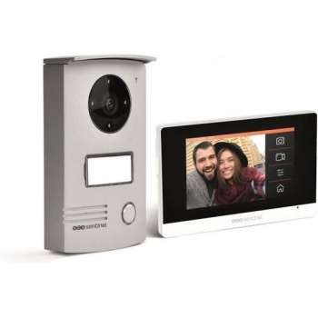 VisioDoor 4.3+ - bedrade video-intercom met extra platte touch-monitor 4.3