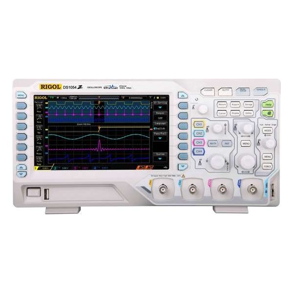 Rigol DS1054Z Digitale oscilloscoop 50 MHz 4-kanaals 1 GSa/s 24 Mpts 8 Bit Digitaal geheugen (DSO)