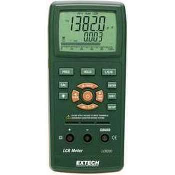 Extech LCR200 LCR-meter Digitaal CAT I Weergave (counts): 20000