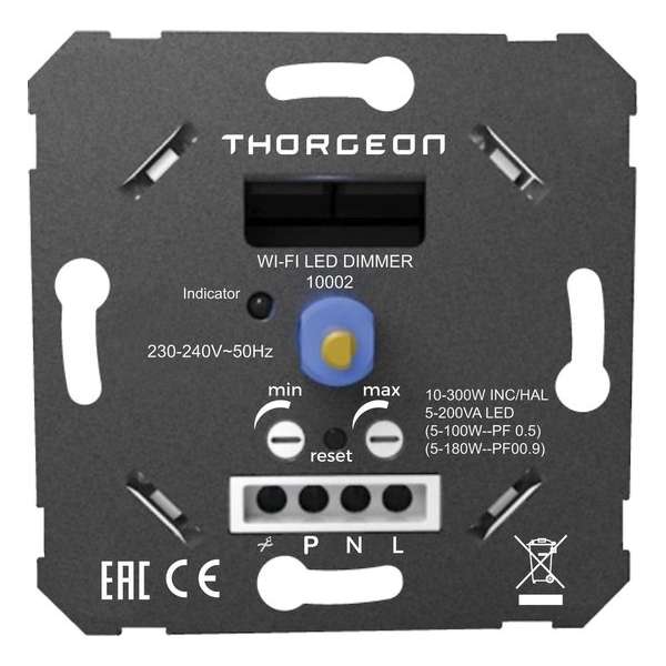 Thorgeon - Smart Wi-fi LED Dimmer - 220-240 V - Smartphone bediening