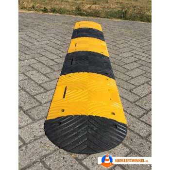 Verkeersdrempel Modulair - 4 Meter Lang - 50 mm Hoog - Rubber