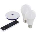 DiO Smart Home Kit met DiO Home+ Hub (DIOHUB) - 2 DiO smartlampen - DiO Afstandsbediening met 3 kanalen