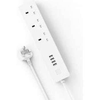 Smart Multi-plug UK, slimme Engelse stekkerdoos, powered by TUYA