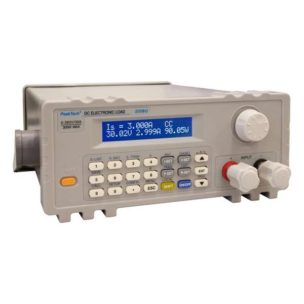 PeakTech 2280 DC-elektronische belasting met USB