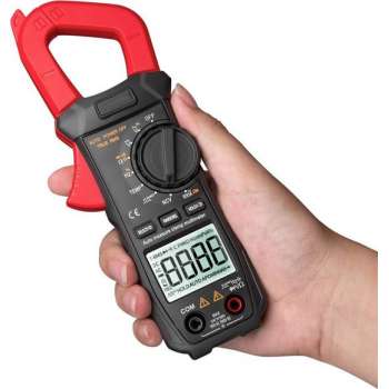 ST209 LCD Digitale Multimeter 6000 Telt StroomtangTrue RMS Amp DC/AC Stroomtang Tester Meter Voltmeter Auto Variërend Red