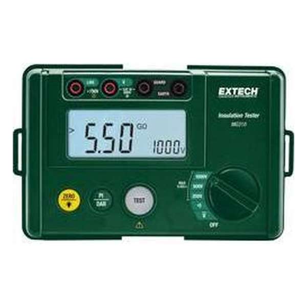 Extech MG310 Isolatiemeter 250 V, 500 V, 1000 V 0.0055 TΩ