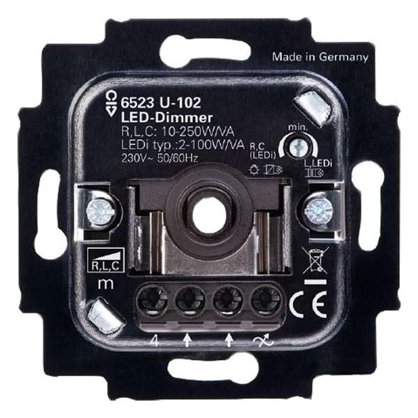 Busch–Jaeger dimmer – druk–wissel – LED