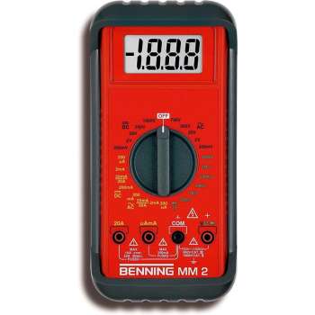 Benning digitale multimeter MM2 V,A EN OHM