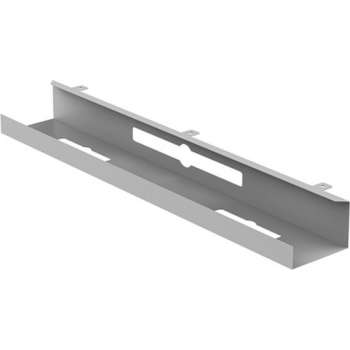 Metalen kabelgoot kleur aluminium-wit-zwart inclusief bevestigingsmateriaal