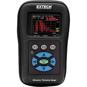 EXTECH TKG250: Digitale ultrasone diktemeter/Datalogger met kleurgolfvorm