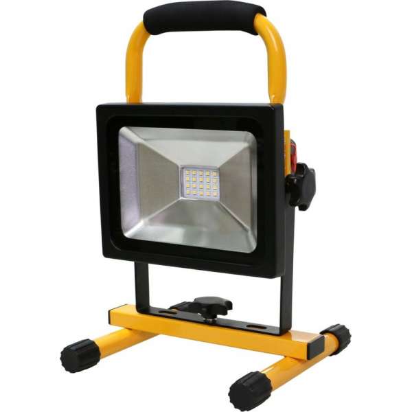 PROFILE professionele LED bouwlamp 1200 lumen, 20 watt, rechargable met car plug