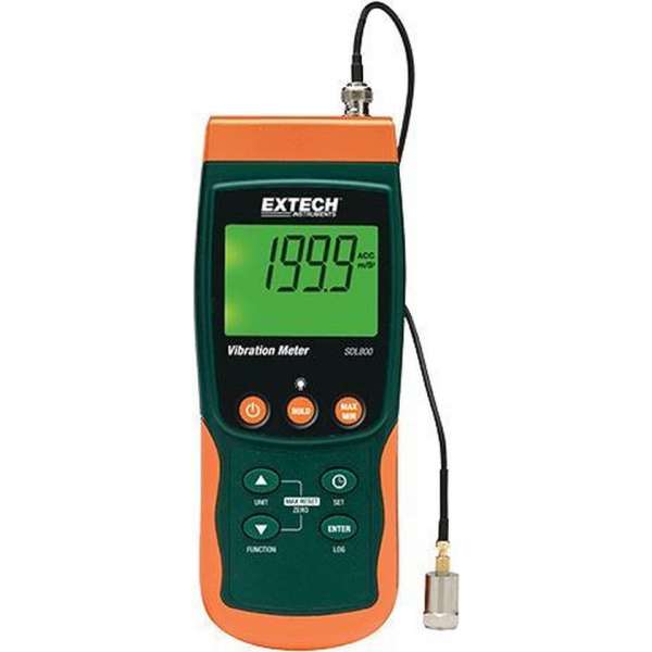 EXTECH SDL800: Trillingsmeter/Datalogger