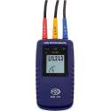 Draairichting meter - CAT III 600 V, IEC 61010 - 3 meetsnoeren met alligatorclips