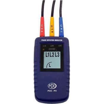 Draairichting meter - CAT III 600 V, IEC 61010 - 3 meetsnoeren met alligatorclips