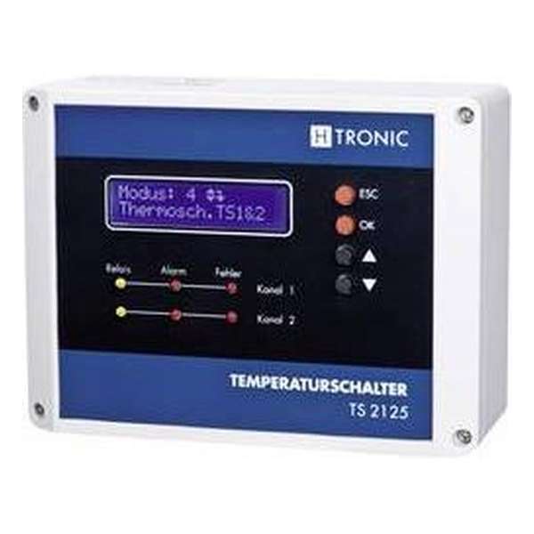 H-Tronic TS 2125 Multifuctionele temperatuurschakelaar -55 tot 125 °C