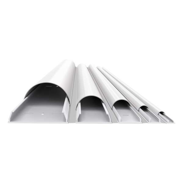 Multibrackets Premium aluminium kabelgoot - 160 x 5 cm / wit