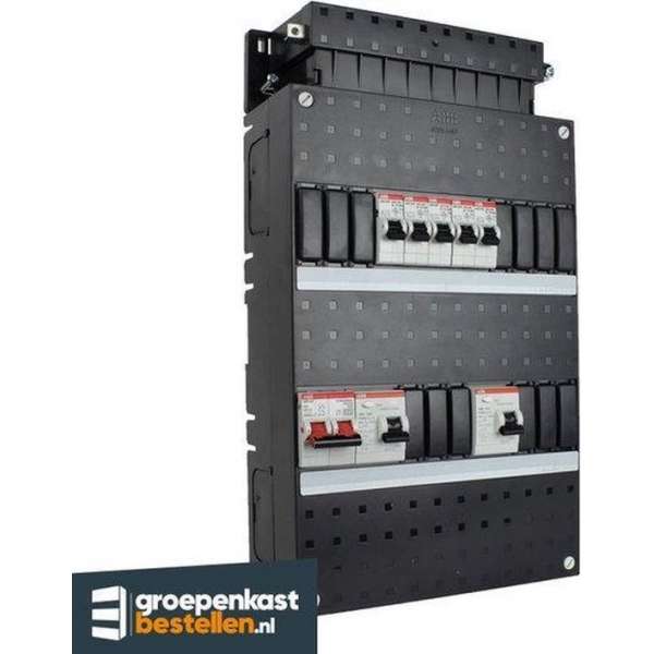 ABB groepenkast 1 fase met 5 groepen en afmetingen 330x220 mm