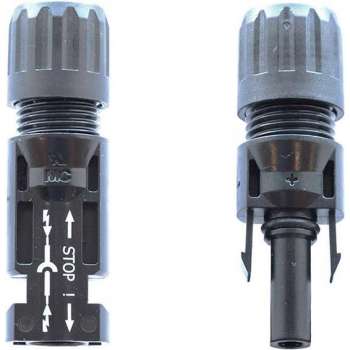 Staubli MC4 connector set (male + female) - 25 STUKS