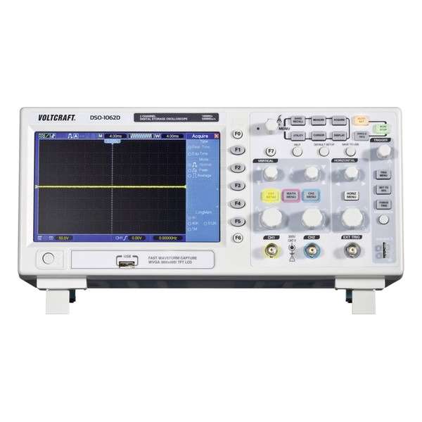 Voltcraft Dso-1102D Digitale Oscilloscoop 100 Mhz 2-Kanaals 500 Msa/S 512 Kpts 8 Bit Digitaal Geheugen (Dso)