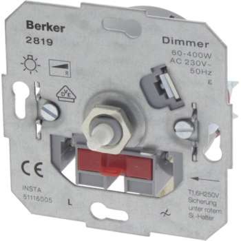 Berker Dimmer Inbouw 400W Draai-Uit Element