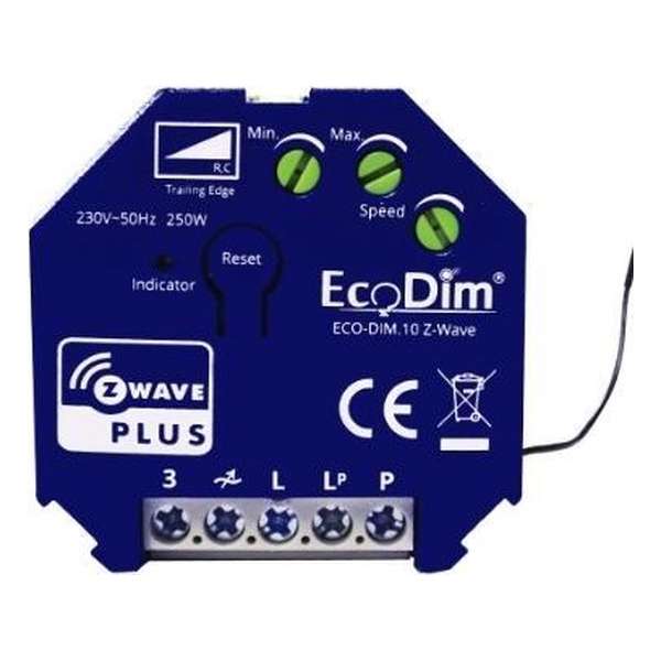 Z-Wave Smart led inbouwdimmer module fase afsnijding, 250 Watt - Ecodim