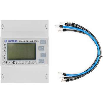 SDM630 Modbus V2 MID - 3 Fase kWh met Modbus (MID gekeurd) met Aansluit Kabelset