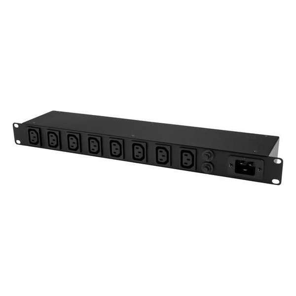 StarTech.com PDU stekkerdoos met 8 contacten C13 16A 1U rack monteerbaar 3m kabel CEE7/7