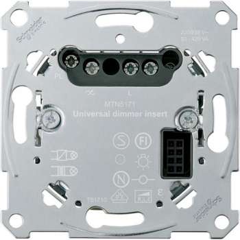 Sokkel - Universele Tastdimmer 1V - Merten - Schneider Electric - MTN5171-0000