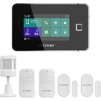 Smart Home-beveiligingsalarm BlitzWolf BW-IS20-systeemkit