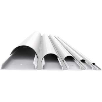 Multibrackets Premium aluminium kabelgoot - 160 x 1,2 cm / wit (6 stuks)