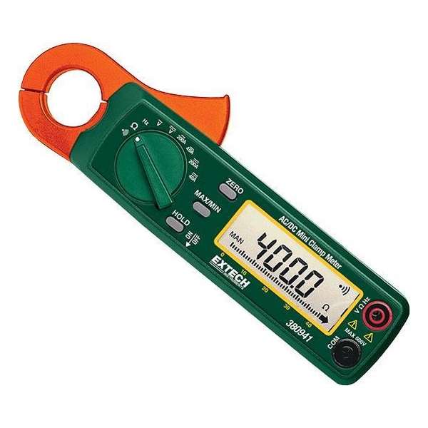 EXTECH 380941: 200A AC/DC Mini  Clamp  Meter