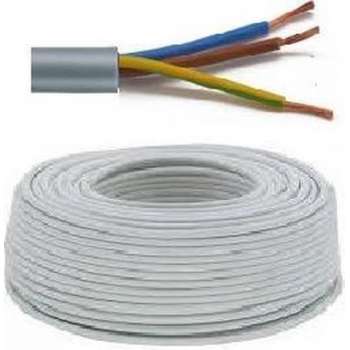 Flexibele VTMB 4G1,5 kabel (H05VV-F) - per meter of op rol - VTMB4G15GR - Grijs