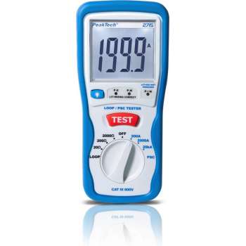 PeakTech® 2715: Digitale lus / PSC-tester