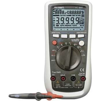 VOLTCRAFT VC880 Multimeter Digitaal Datalogger CAT III 1000 V, CAT IV 600 V Weergave (counts): 40000