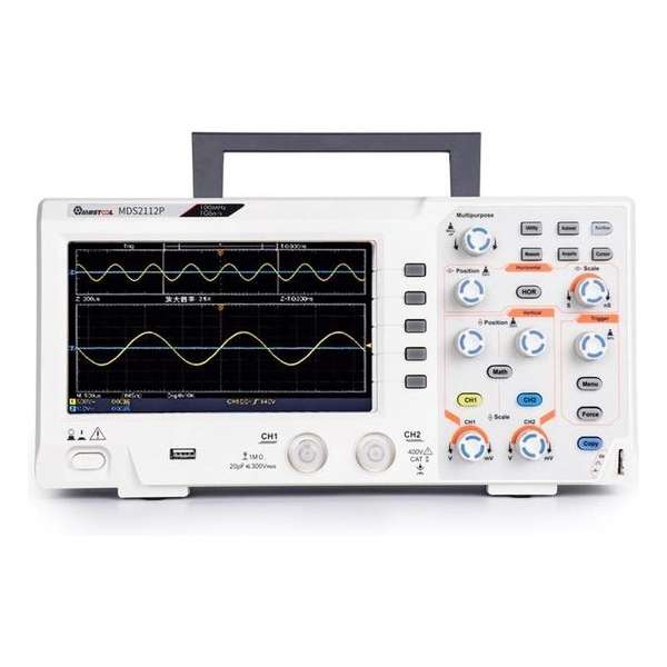 Oscilloscoop scoop achttien centimeter display kathodestraaloscillograaf