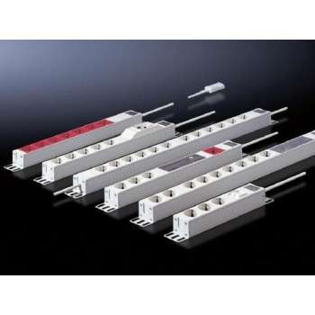 Rittal Steckdosenleiste 48,3cm 12fach ohne Schalter 230V/16A