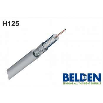 BELDEN H125 COAX 7MM 100 METER DOOS WIT PVC