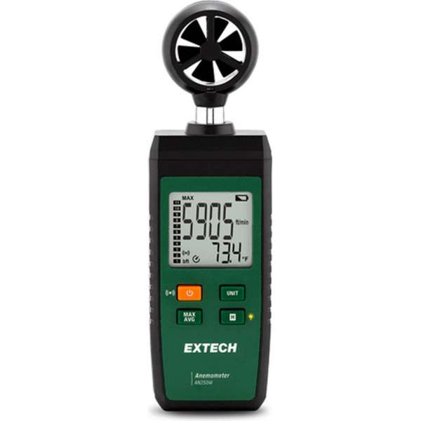 Extech AN250W: Anemometer met connectiviteit ExView® App