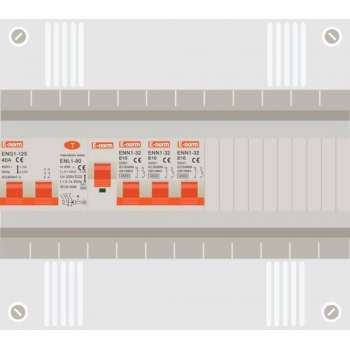 1 fase uitbreidingskast met 3 licht groepen